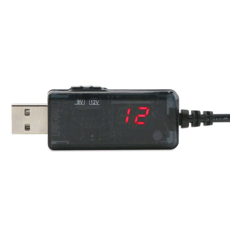 USB Boost Cable 5V Step Up to 9V 12V Adjustable Voltage Converter 1A Step-up Volt Transformer DC ...