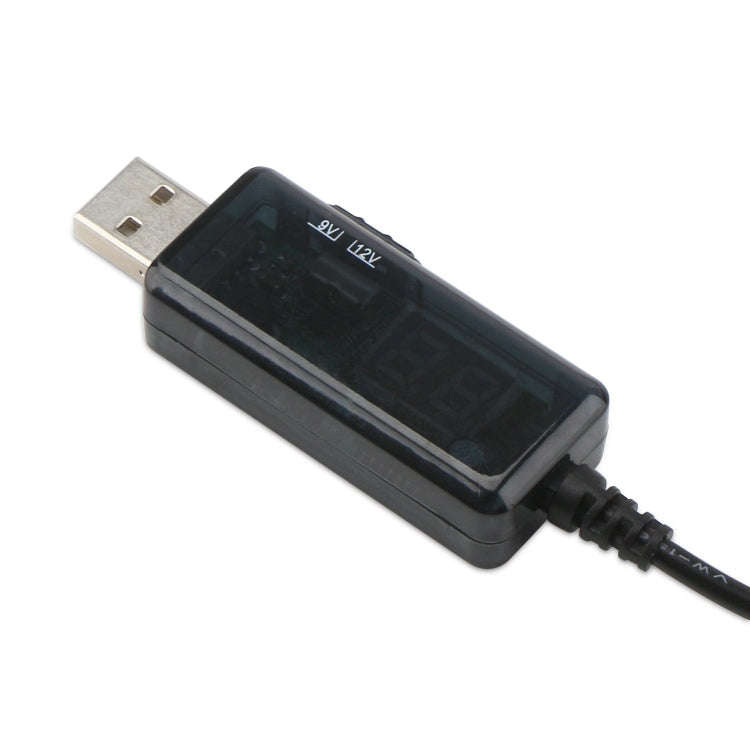 USB Boost Cable 5V Step Up to 9V 12V Adjustable Voltage Converter 1A Step-up Volt Transformer DC ...