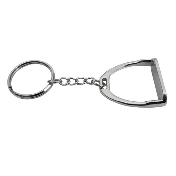 2 PCS Stable Keychain Alloy Jewelry Pendant Smooth Alloy Pendant(Silver)