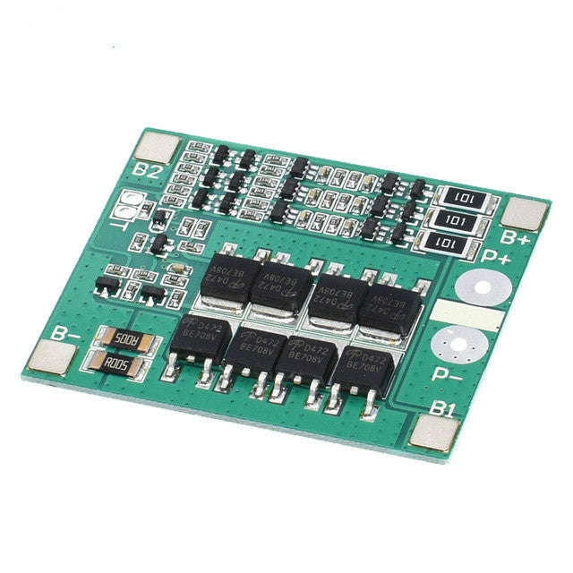 25A 11.1V-12.6V Over-Current Over-Charge Protection Board with Equalization for 18650 Lithium Bat...