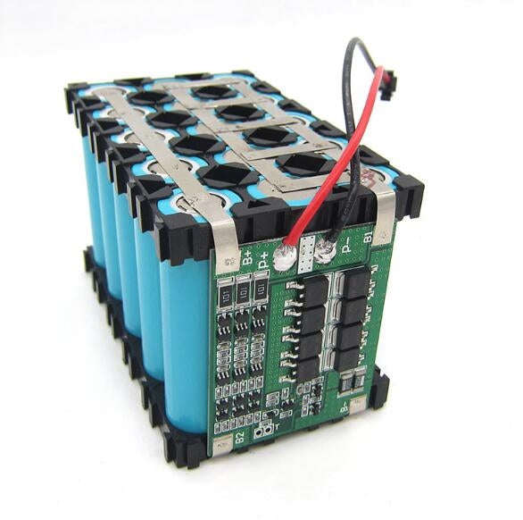 25A 11.1V-12.6V Over-Current Over-Charge Protection Board with Equalization for 18650 Lithium Bat...
