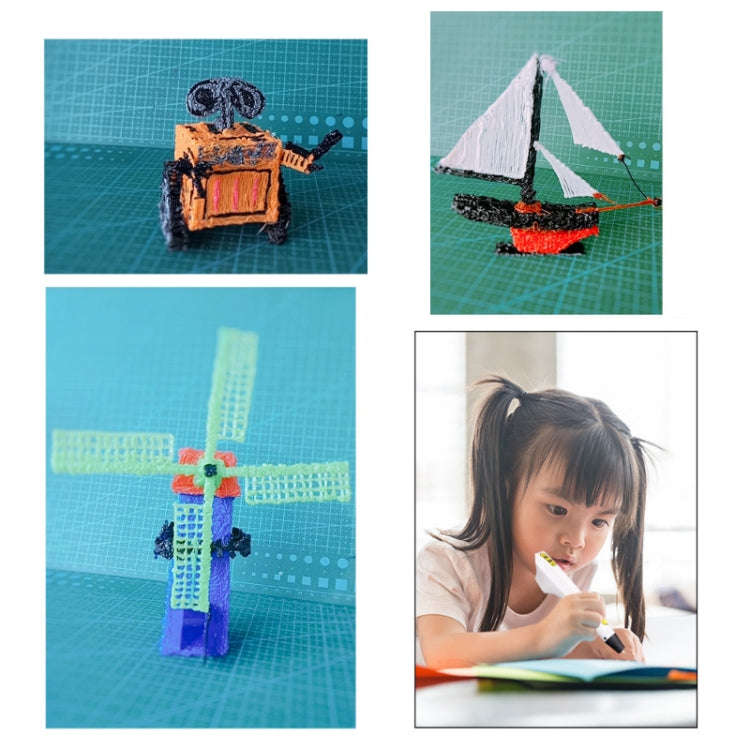 3D Printing Pen Children Toy Art Doodle Pen, Specification:USB+AU Plug