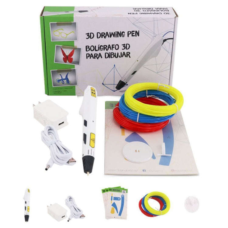 3D Printing Pen Children Toy Art Doodle Pen, Specification:USB+AU Plug