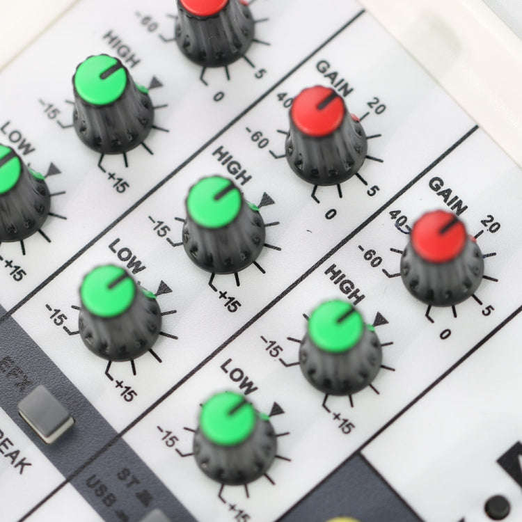 TU04 BT Sound Mixing Console Record 48V Phantom Power Monitor AUX Paths Plus Effects 4 Channels A...