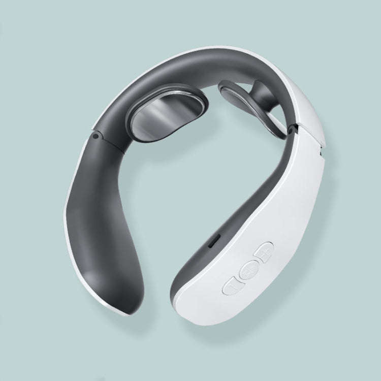 Cervical Massager Electromagnetic Pulse Heating Neck Protector, Style:Battery