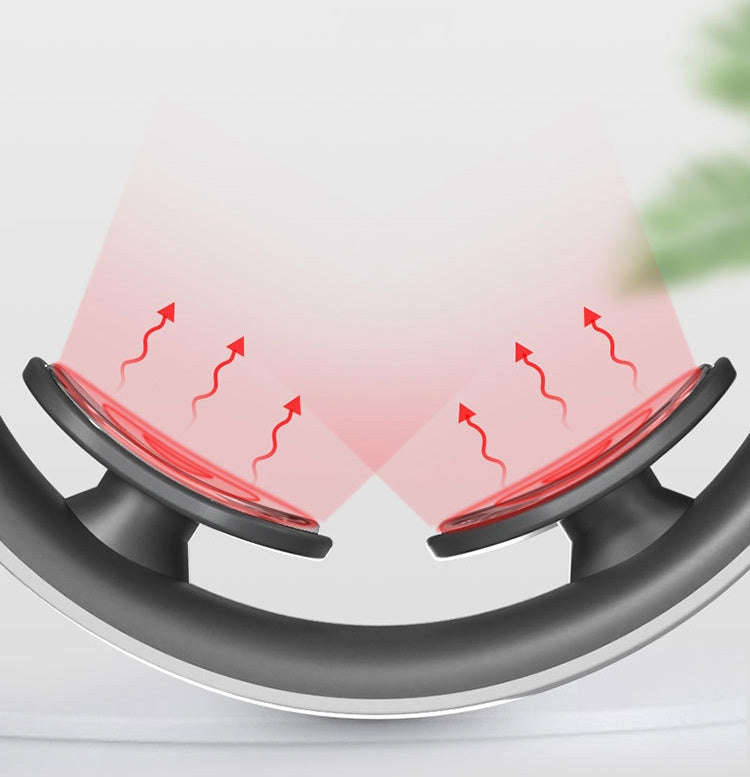 Cervical Massager Electromagnetic Pulse Heating Neck Protector, Style:Charging Remote Heating