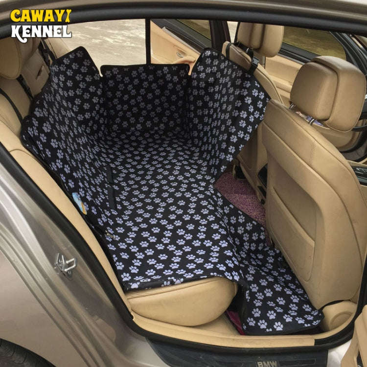 Waterproof Rear Back Pet Dog Car Seat Cover Mats Hammock Protector With Safety Belt, Size:130x150...