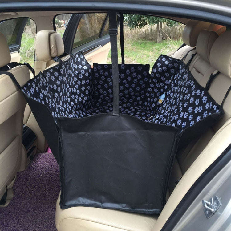 Waterproof Rear Back Pet Dog Car Seat Cover Mats Hammock Protector With Safety Belt, Size:130x150...