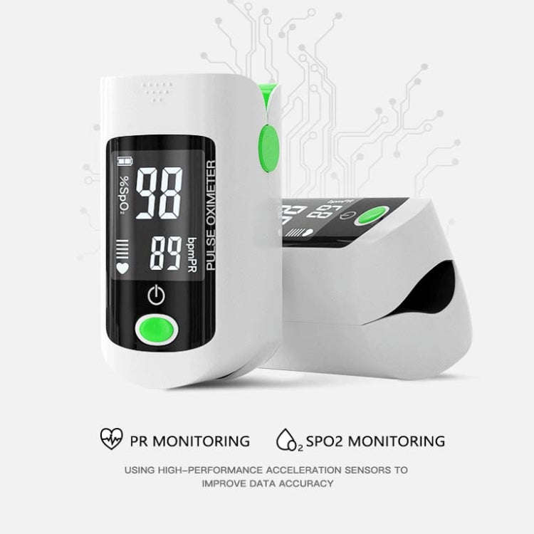 X1805 Oxygen Saturation Detector Medical Monitoring Heart Rate Finger Clip Oximeter