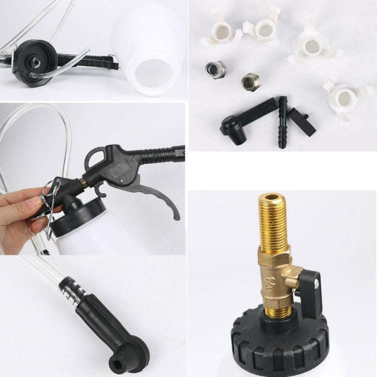 Pneumatic Brake Fluid Changer Automobile Brake Fluid Replacement Joint Filler Emptying Tool Brake...
