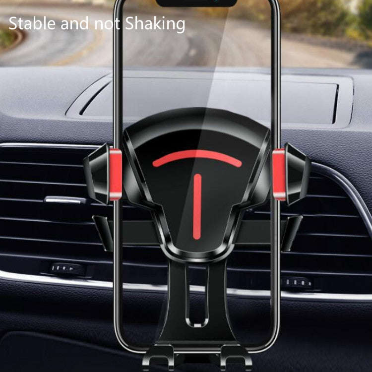 Car Phone Holder Air Outlet Car Navigation Bracket Instrument Panel Bracket, Style:Air Outlet(Black)