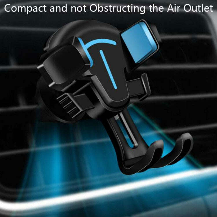Car Phone Holder Air Outlet Car Navigation Bracket Instrument Panel Bracket, Style:Air Outlet(Black)