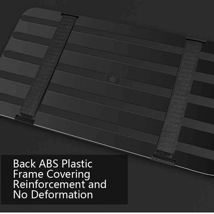 Car Sun Block Glasses Case Document Holder Car Plastic Frame Zipper Type Multi-Function Card Bag ...
