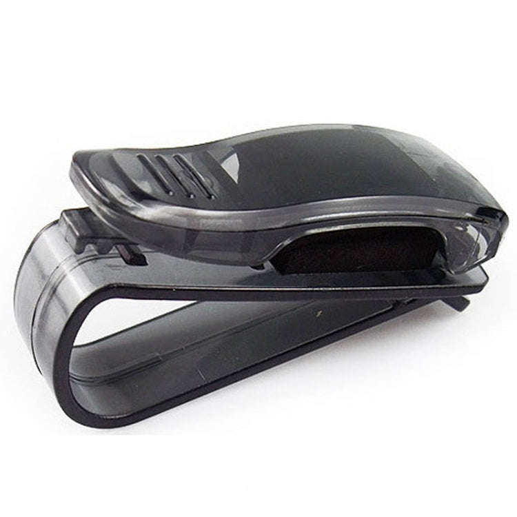 Multi-Function Glasses Case Atuo Car Accessories Sunglasses Holder Auto Fastener Ticket Clip(Blac...