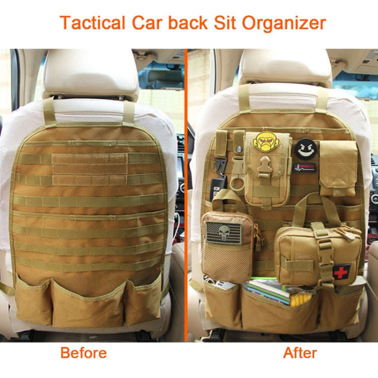 Car Seat Back Storage Hanging Bag(Army Green)