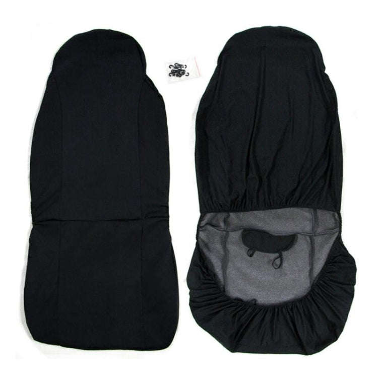 Universal Car Seat Cover Durable Automotive Double Mesh Covers Cushion Car Seat Protector(Black)