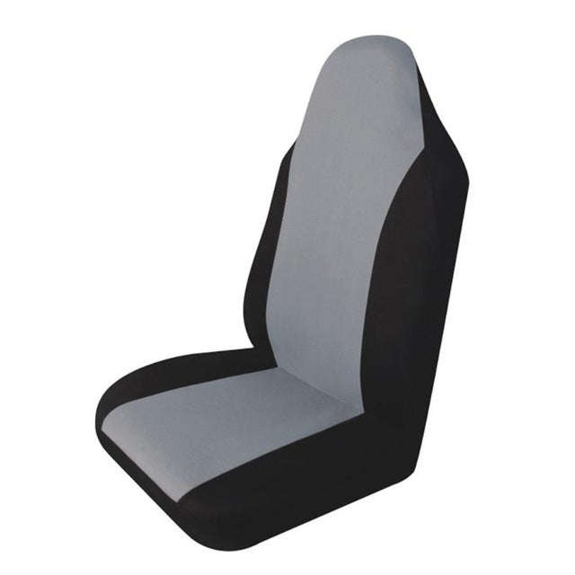 Universal Car Seat Cover Durable Automotive Double Mesh Covers Cushion Car Seat Protector(Gray)