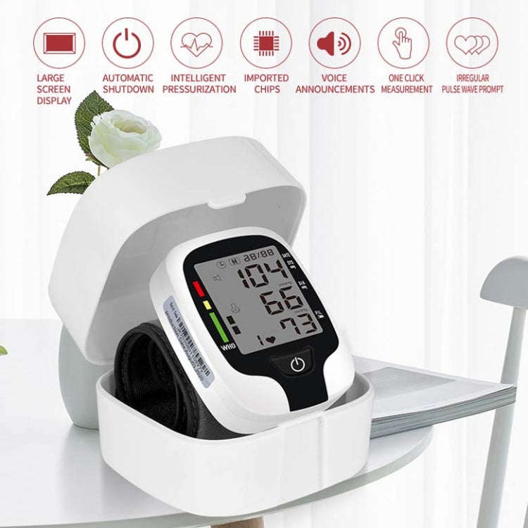 Wrist Type Electronic Blood Pressure Monitor Home Automatic Wrist Type Blood Pressure Measurement...