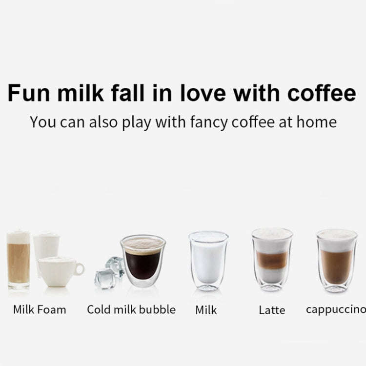 Stainless Steel Milk Froth Machine Electric Hot And Cold Automatic Egg Beater Stirring Coffee Mil...