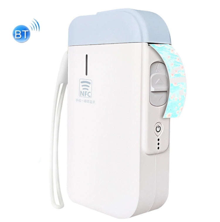 B100 Handheld Portable Bluetooth Mini Label Receipt Printer USB Charging Printer, Specification: ...