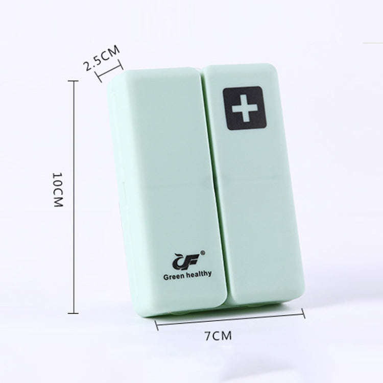 Folding Portable Sealed and Dispensing Small Pill Box(Pink)