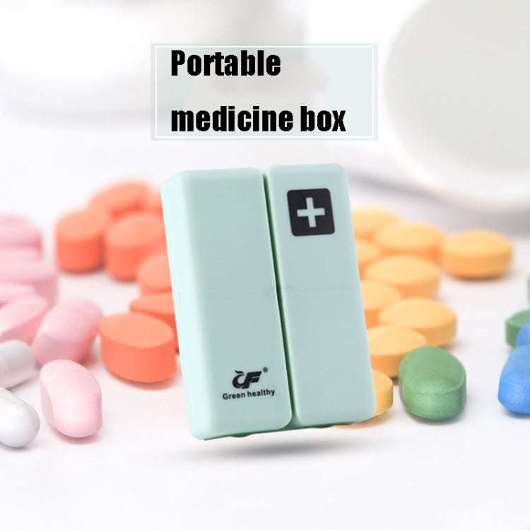 Folding Portable Sealed and Dispensing Small Pill Box(Pink)