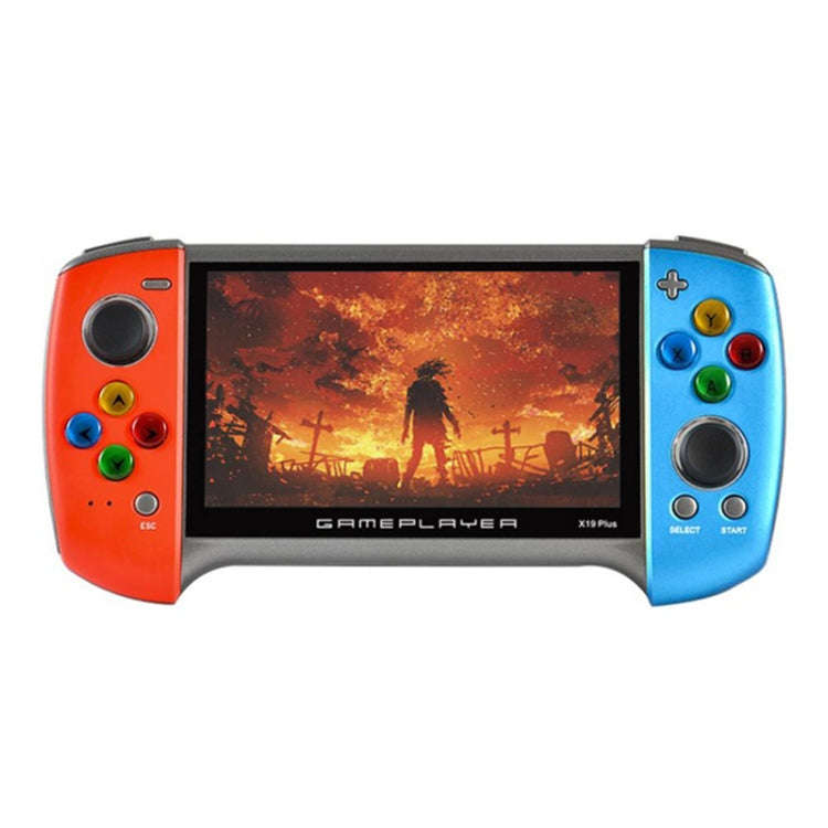 X19 Plus 5.1 inch Screen Handheld Game Console 8G Memory Support TF Card Expansion & AV Output(Re...