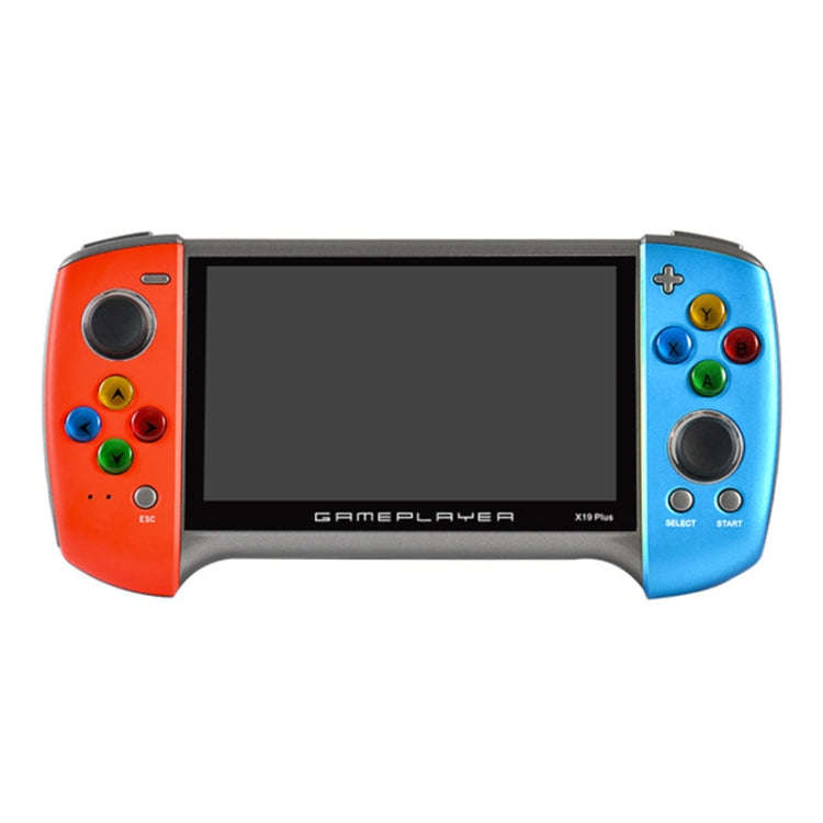 X19 Plus 5.1 inch Screen Handheld Game Console 8G Memory Support TF Card Expansion & AV Output(Re...