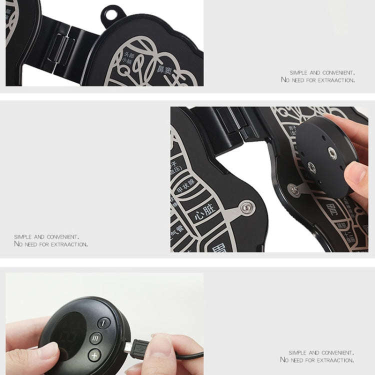 MLR-125 Mini Foot Massager Elderly Foot Foot Massager EMS Portable Pulse Home Foot Relaxing Massa...