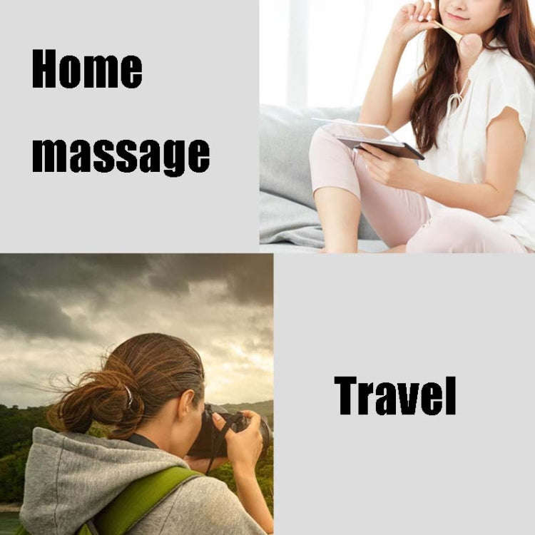 Smart Charging Vibration Massage Infrared Heating Warm Palace Belt(White)