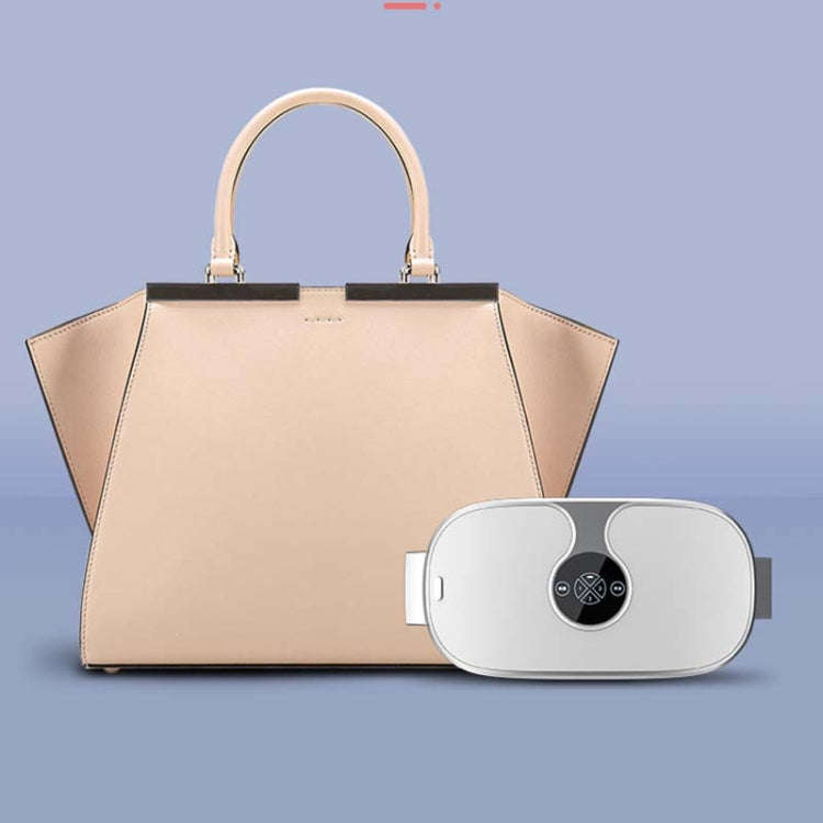 Smart Charging Vibration Massage Infrared Heating Warm Palace Belt(White)