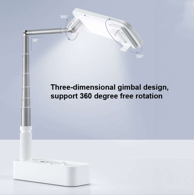 V6 1.3m Wireless Live Broadcast Bracket Beauty Fill Light Multi-Function Folding Outdoor Bracket