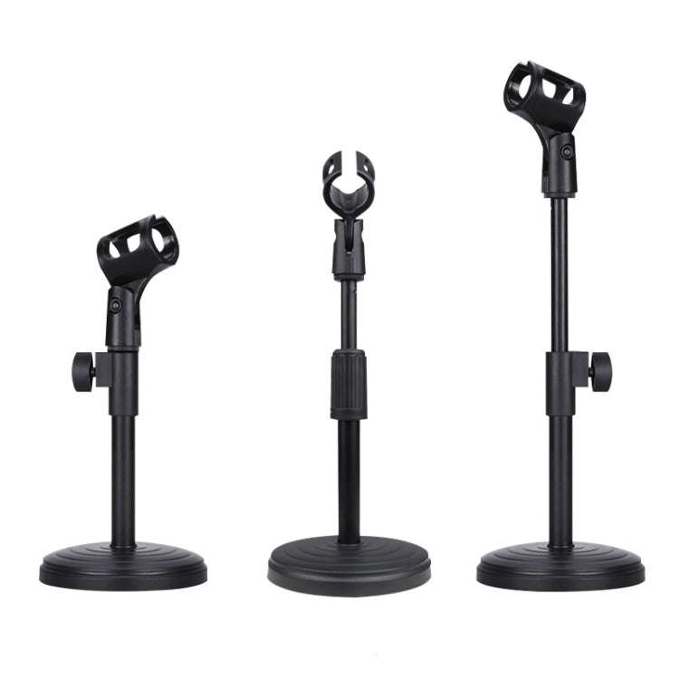 2 PCS Desktop Microphone Stand Desktop Multifunctional Live Microphone Stand with Lifting (ZM-02)