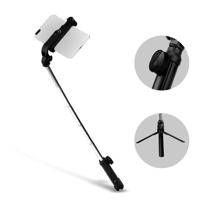 Bluetooth Tripod Selfie Stick Live Mobile Phone Holder(Pink)