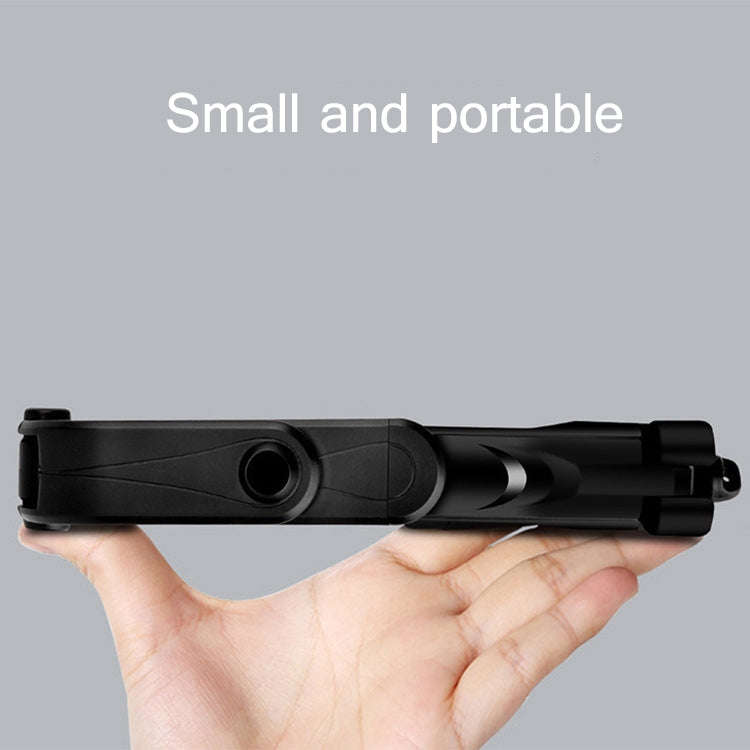 Bluetooth Tripod Selfie Stick Live Mobile Phone Holder(White)