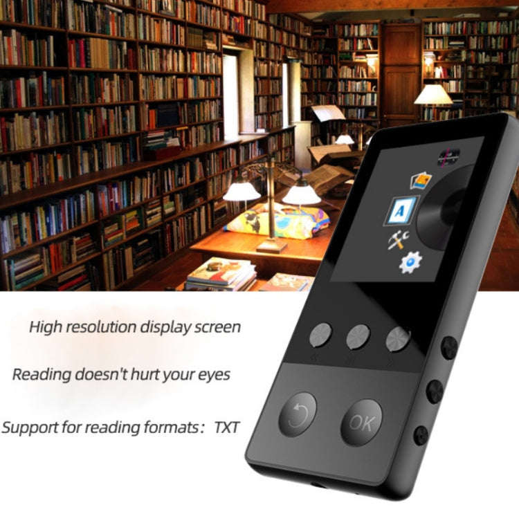 A5 1.8 inch Sports Bluetooth MP3 Music MP4 Video Player, Support Speaker 8GB(Silver)