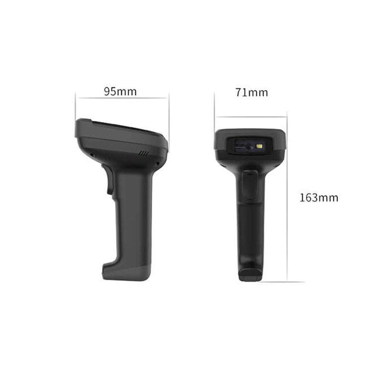 Deli 14952 Supermarket Cashier One-Dimensional QR Code Scanning Gun, Model: Black Wired