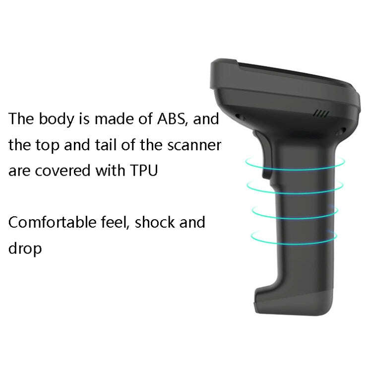 Deli 14952 Supermarket Cashier One-Dimensional QR Code Scanning Gun, Model: White Wired