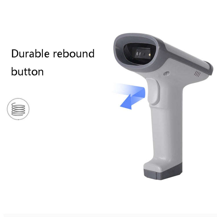 Deli 14950 One-Dimensional Two-Dimensional Scanner Supermarket Catering Scanning Gun, Model: Wire...