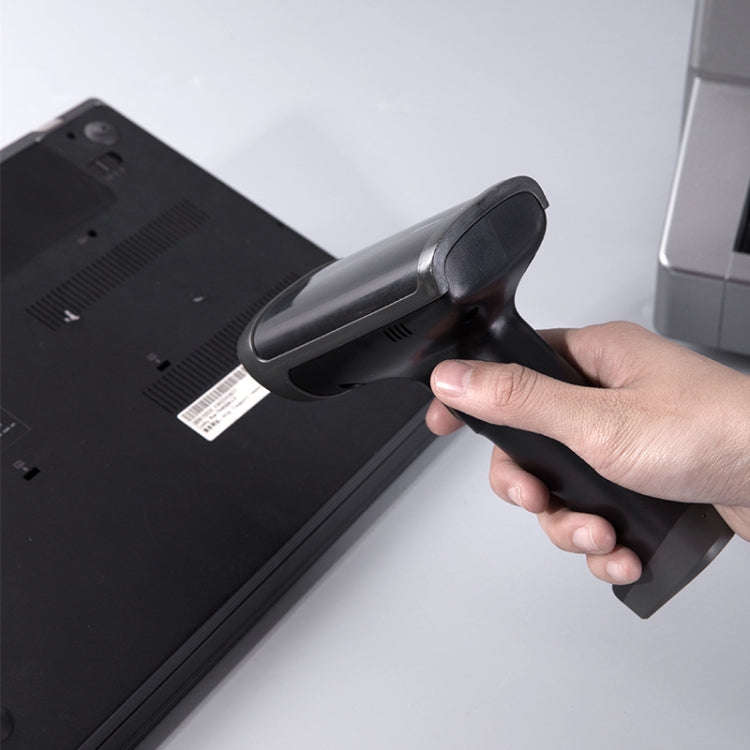 Deli 14950 One-Dimensional Two-Dimensional Scanner Supermarket Catering Scanning Gun, Model: Wire...
