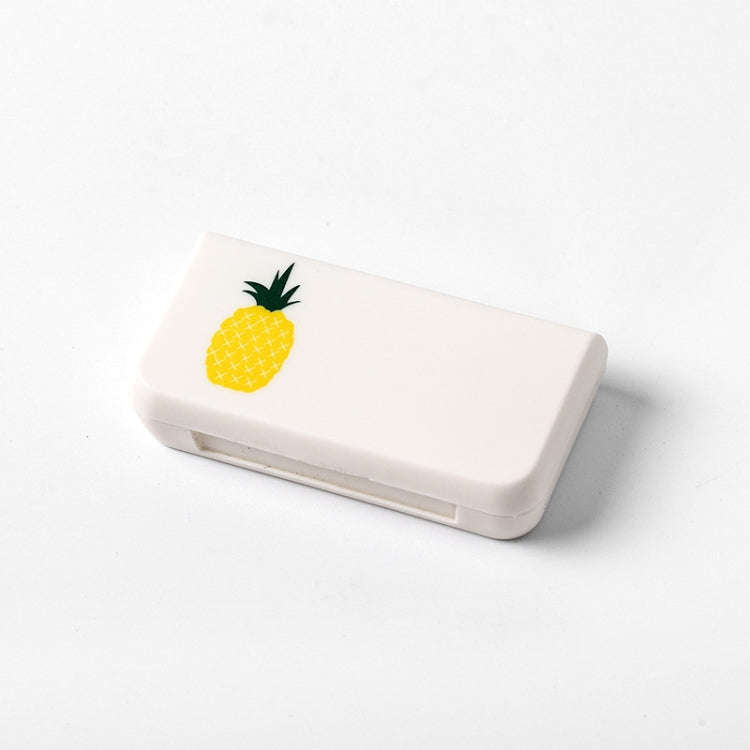 8 PCS Small Portable Moisture-proof Sealed Medicine Box 3 Compartments A Day Medicine Divided(Pin...