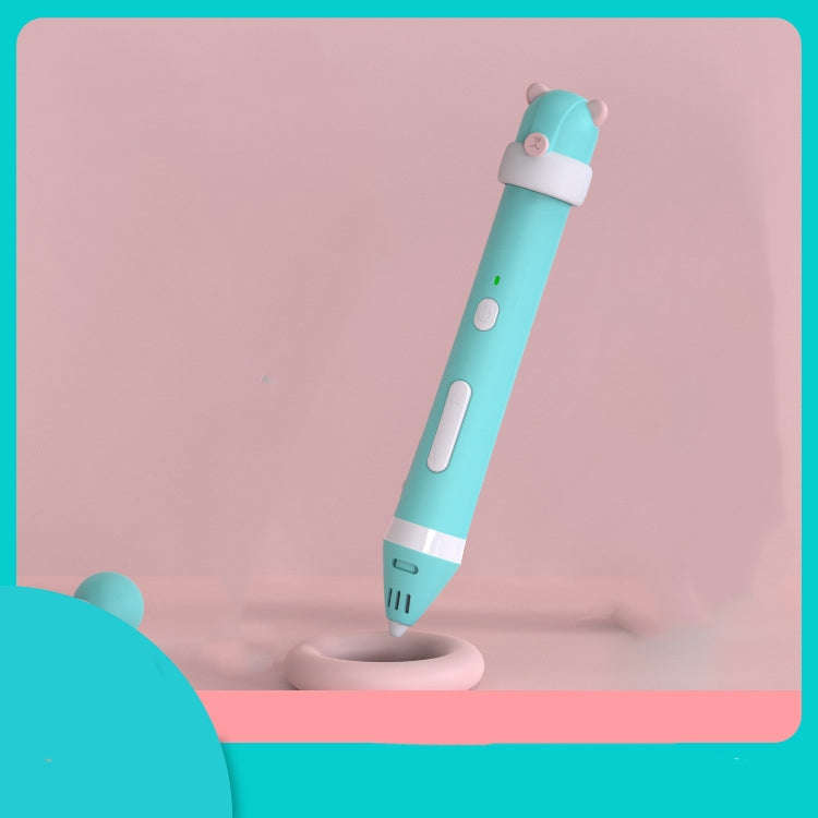 Drawing Three-Dimensional Graffiti Low Temperature 3D Printing Pen For Children A2 Young Bear