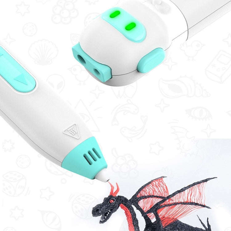 Drawing Three-Dimensional Graffiti Low Temperature 3D Printing Pen For Children A2 Young Bear