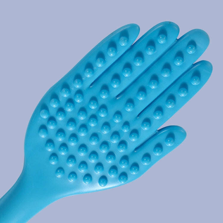 Multifunctional Whole Body Silicone Palm Pat and Back Beater Massager Random Color Delivery