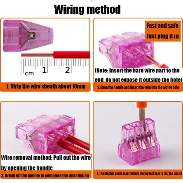 10 PCS VSELE VSE-106C Wire Connector Plug-In Terminal