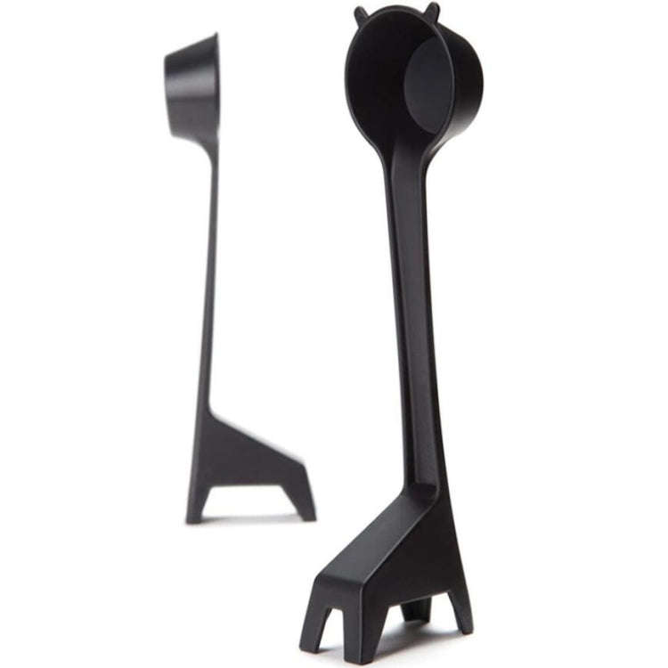 5 PCS Cartoon Giraffe Shape Coffee Spoon Coffee Bean Powder Quantitative Spoon Metering Plastic S...