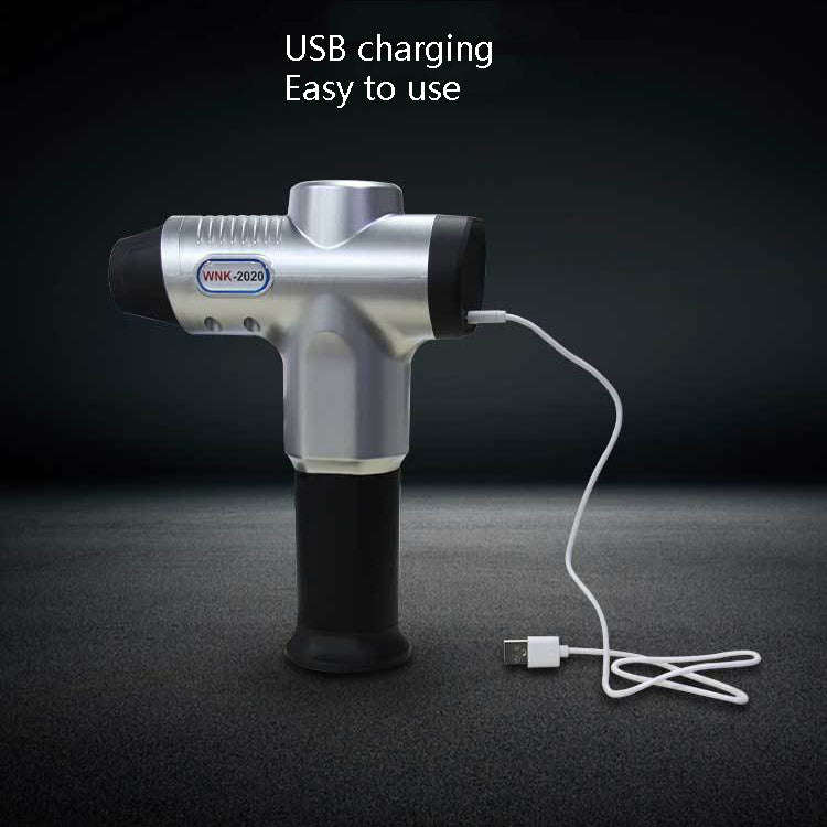 Hishell WK-2020 Electric Massage Gun Muscle Relaxation Charging Massager Portable Fitness Equipme...