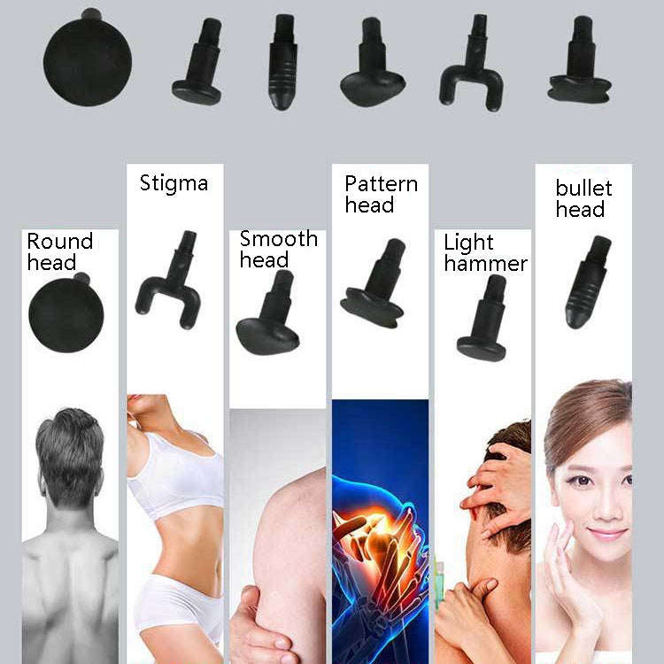 Hishell WK-2020 Electric Massage Gun Muscle Relaxation Charging Massager Portable Fitness Equipme...
