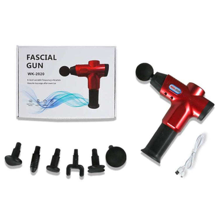 Hishell WK-2020 Electric Massage Gun Muscle Relaxation Charging Massager Portable Fitness Equipme...
