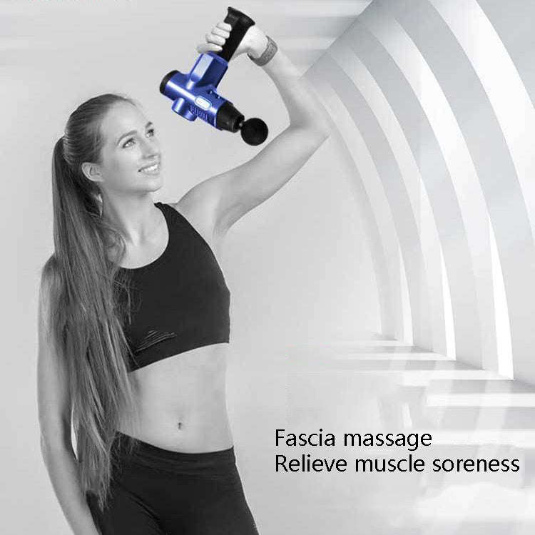 Hishell WK-2020 Electric Massage Gun Muscle Relaxation Charging Massager Portable Fitness Equipme...